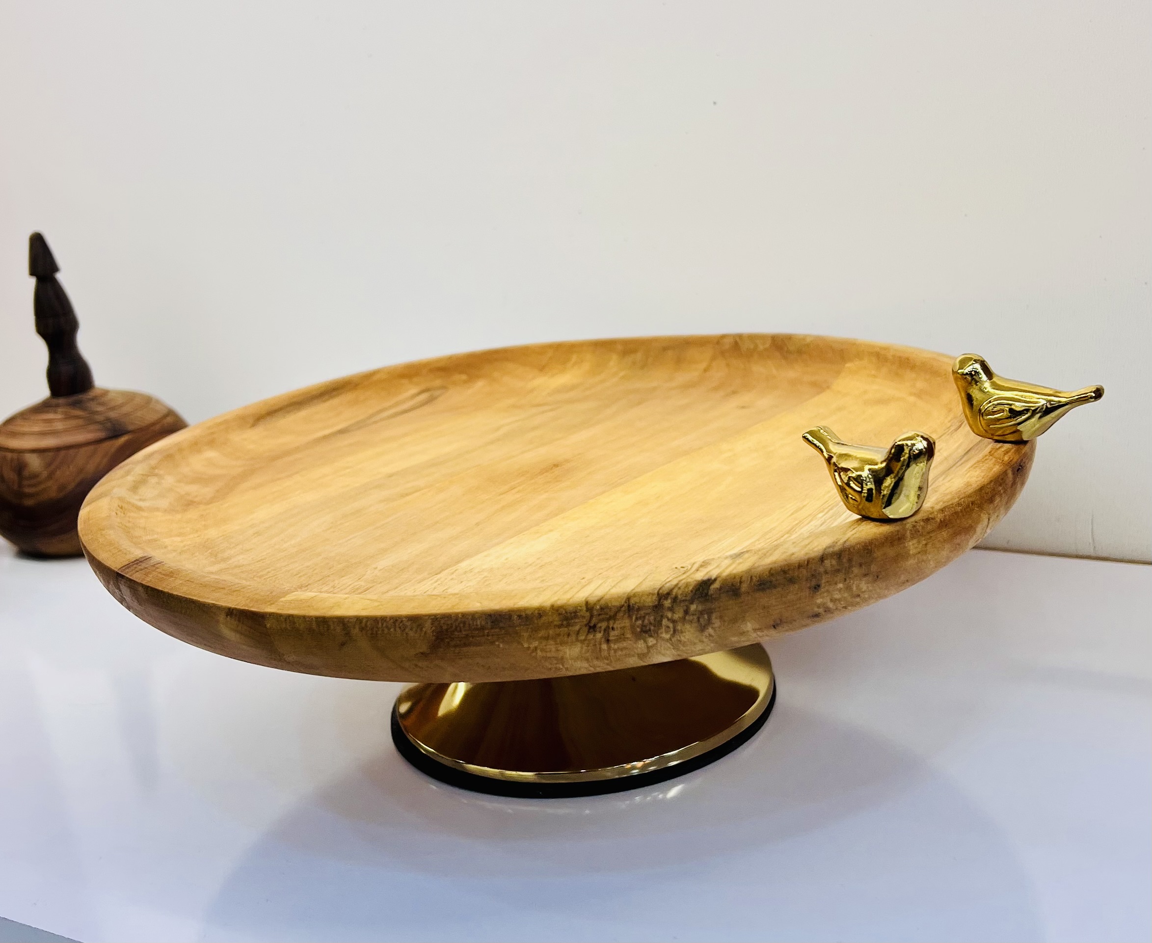 ظرف شیرینی چوبی