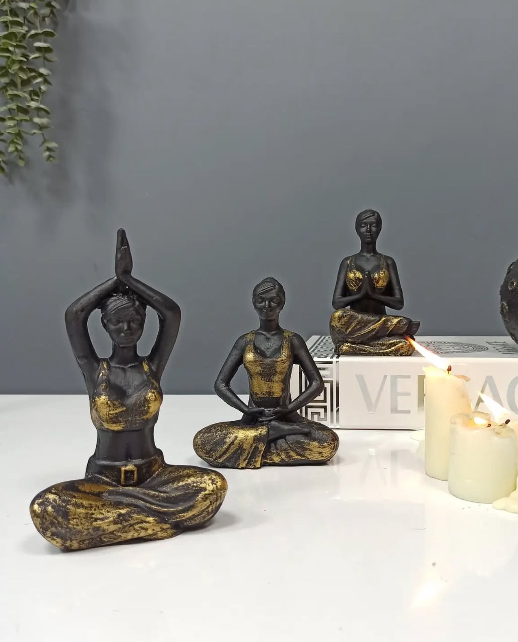 ست مجسمه سه تایی یوگا