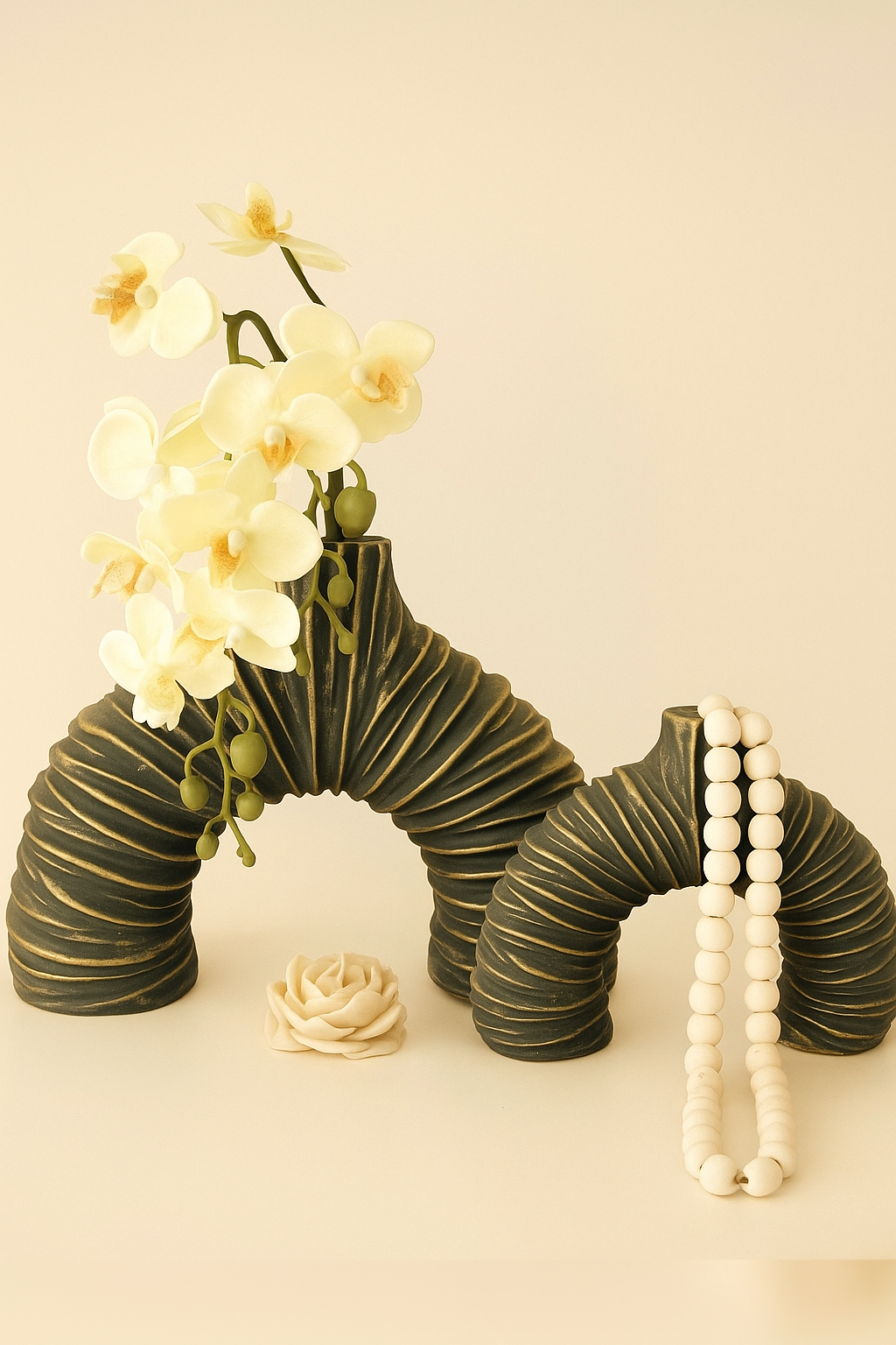 اکسسوری گلدون‌و‌جاشمی  نیم دونات چروک