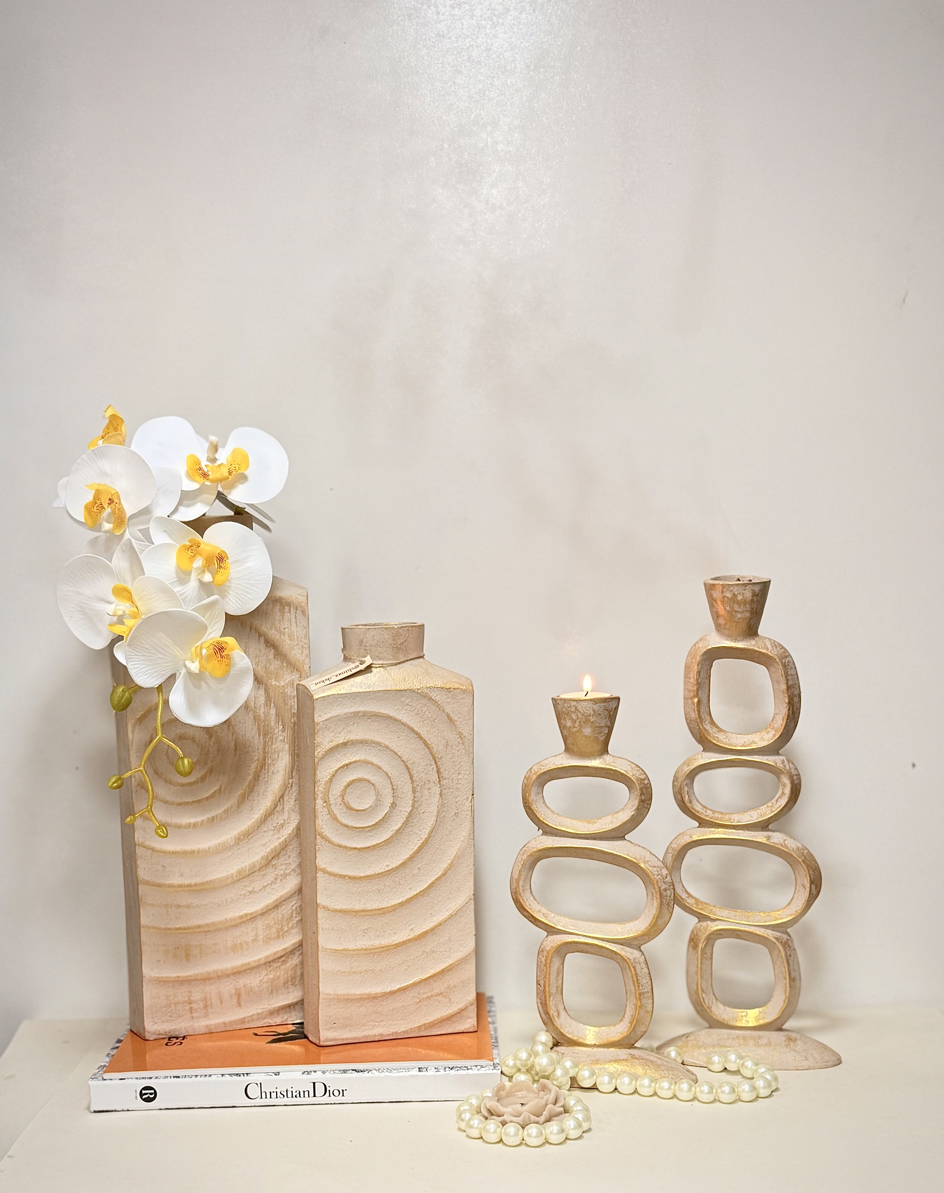 ست گلدان و شمعدون هارمونی